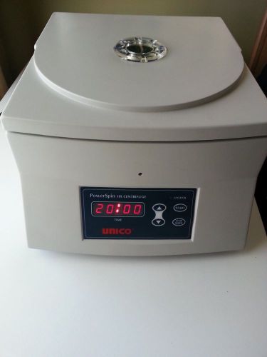 Unico powerspin hx centrifuge, 6 x10ml horizontal rotor, 0-99 min.digital : c822 for sale