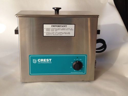 Crest 1.5gal. heated ultrasonic cleaner model 500t jewelry/gun/surgical/dental for sale