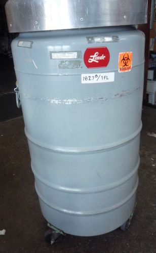 Linde decontaminated  hazardous  material storage dewar ( item # 1827a/1 fl.) for sale
