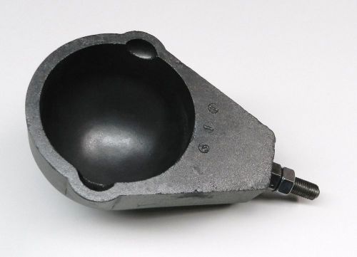 Graphite ladle bowl nb20 plumbago salamander crucible metal sampling casting for sale