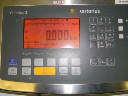 Sartorius combics 3 average weight control terminal for sale