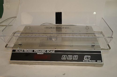 Scale-Tronix 4800 Pediatric Infant Baby Scale 0-22 lbs w/ Tray *Parts or Repair*