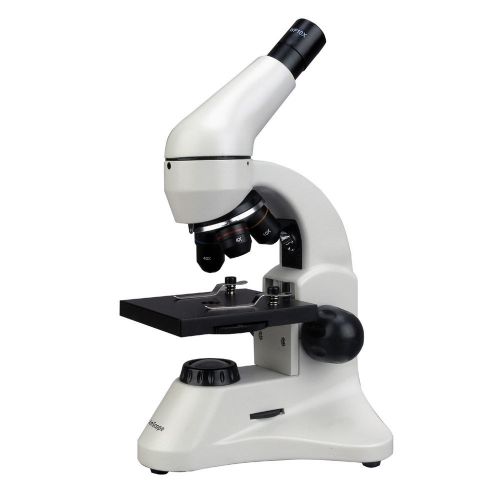 40X-1000X Dual Light Student Compound Microscope with Batteries and Slide Set