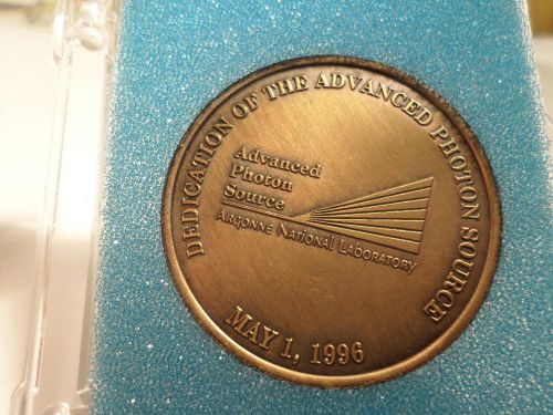 Argonne National Laboratory 1996 Advanced Photon Source Token Medal Award Coin