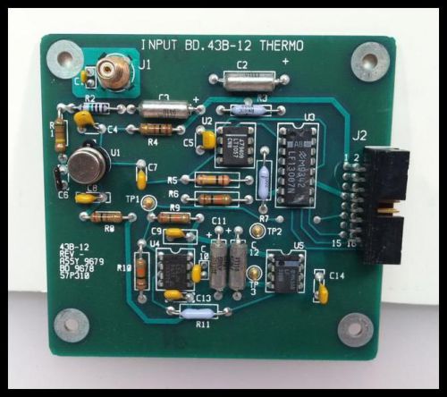 Thermo environmental input bd.43b-12 pcb assy 9679, bd 9678 57p310 - new surplus for sale