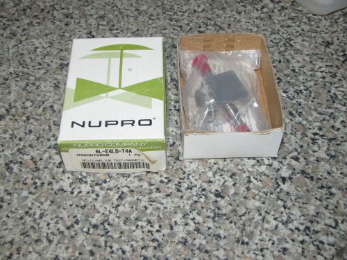 Nupro 6l-e4ld-t4a excess flow valve- new for sale