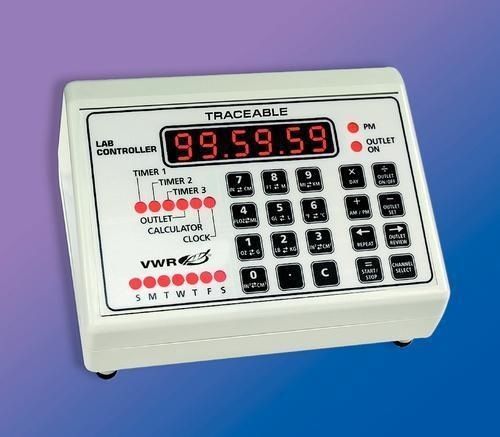 VWR Lab Controller/Timer, 23609-188, Alarm, Timer, Turn Equip On/Off at Set Time