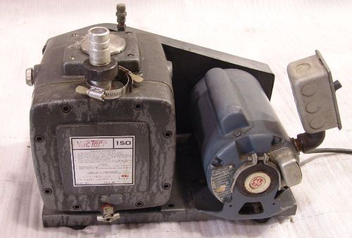 Vacuum pump, vactorr 150, cat 69151  3/4hp 115 vac used