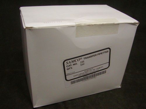 SAMCO #235 TRANSFER PIPETS FINE TIP 500/PK