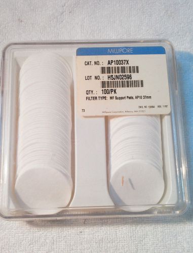 Millipore Filters MF Support Pads AP10 37mm White CAT NO. AP10037X