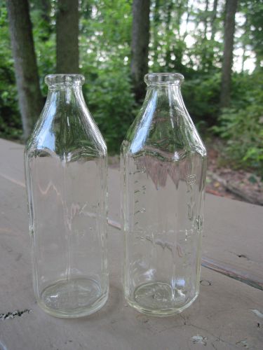 2 Pyrex Bottles..Both hold 8 oz..No Stoppers..A Bit Different..