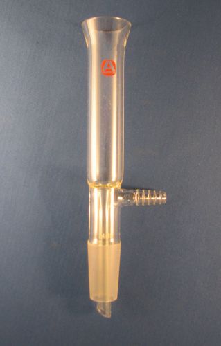 Aldrich flanged straight vacuum adapter 24/40 w/ chipped  drip tip for sale