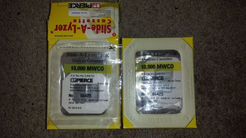 (16) Pierce Slide-A-Lyzer Dialysis Cassette 10,000 MWCO No. 66425