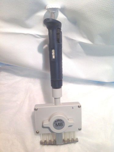 Gilson Pipetman Pipette P-200-M8 8 -channel Adjustable Volume P200 20-200 ul #3