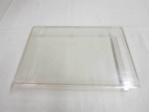 Clear Plastic Lab Boxes with hinged lid 9x13x2&#034; Lot of 24