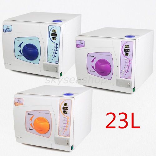 23l autoclave sterilizer vacuum steam date printing dental medical disinfection for sale