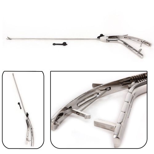 Needle Holder Gun Type 5X330mm Laparoscopy Laparoscopic Endoscopy *Curved Tip
