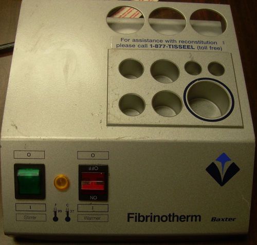 Baxter Healthcare Fibrinotherm Warmer / Stirrer Model LR 80404 30-day GUARENTEE