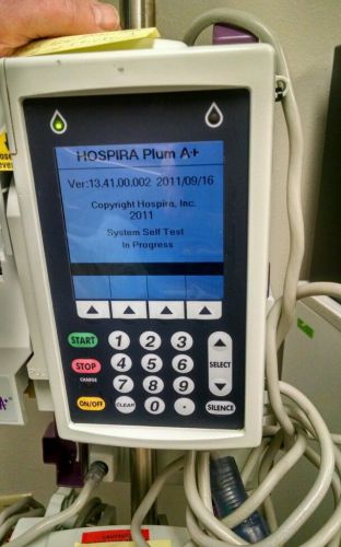 Hospira plum a+ infusion pump with software version 13.41.00.002  for sale