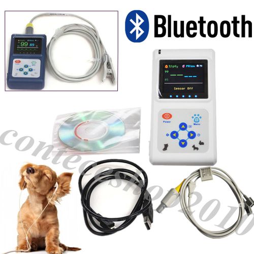 Vet handheld pulse oximeter cms60dw + vet probe+oled+sw, ce, contec for sale