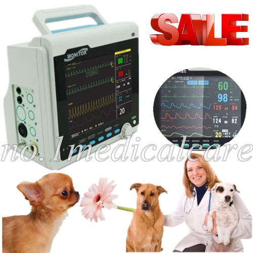 Promotion, new, vet patient monitor 6 parameters, ce contec, printer optional for sale