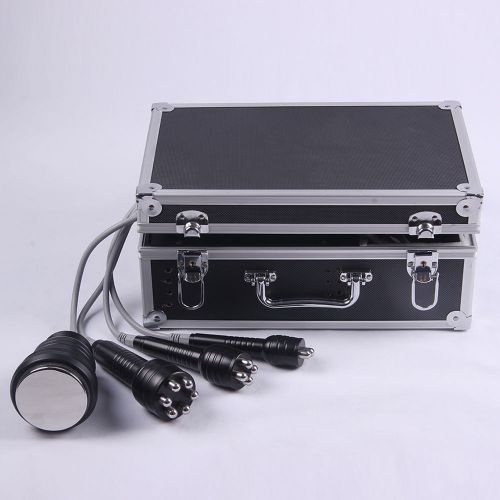 Suitcase quadrupo bipolar 3d radio frequency rf lift ultrasound cavitation slim for sale