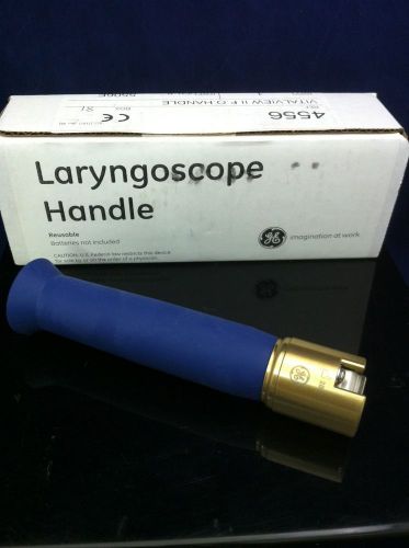 NEW GE VITALVIEW II FIBER OPTIC LARYNGOSCOPE HANDLE BLUE/GOLD REF 4556