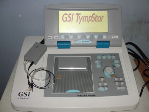 GSI Tympstar Tympanometer V. 2 Middle Ear Analyzer WATCH VIDEO NOW! Exc Cond.