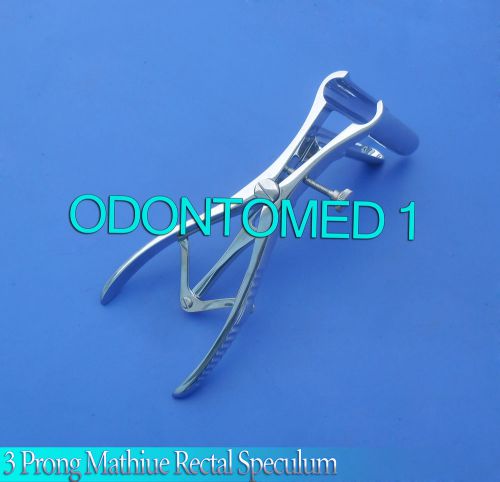 3 PRONG MATHIEU ANAL VAGINAL RECTAL RECTUM MEDICAL EXAM SPECULUM STAINLESS STEEL