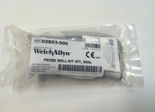 Welch Allyn Probe Well Kit, 4FT Oral, For 690 692, REF 02893-000