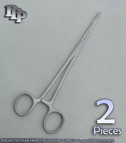 2 Pean Hemostat Forceps 12&#034; Surgical Instruments STRAIGHT, LAB, Tools