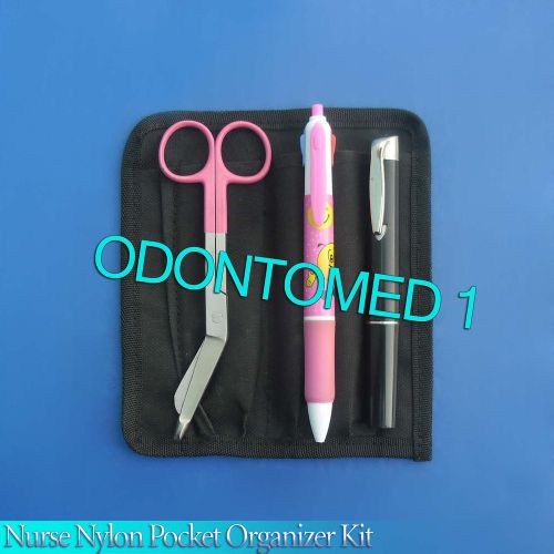 Nurse Nylon Pocket Organizer Kit - Pink Color Royal