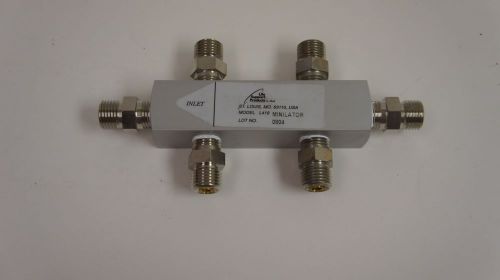 Allied l419 lsp oxygen ho minilator 0-15 lpm 5 diss check valve compact  for sale