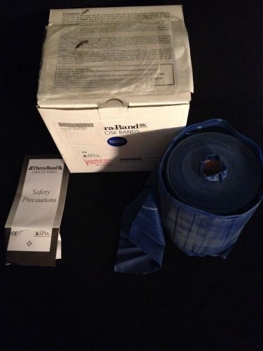 NEW THERA-BAND Exercise Bands Extra Heavy Resistance Blue 6&#034; x 50 Yards 7168-04
