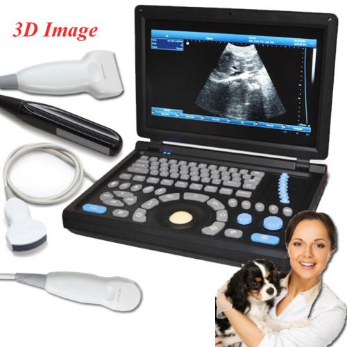 Pc ultrasound scanner veterinarain with convex,mini-convex,rectal,linear probes for sale