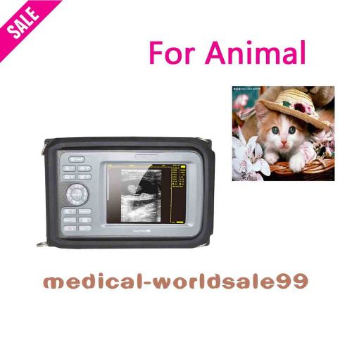 Digital palm  smart ultrasonic scanner with rectal+convex 2probe animal for sale