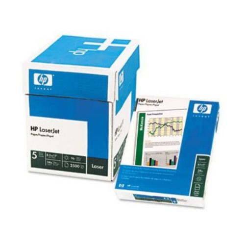 HP LaserJet Paper  Ultra White  97 Bright  24lb  Letter  2500 Sheets/Carton