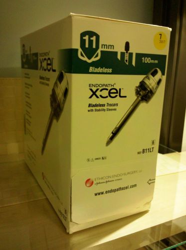 Endopath B11LT Xcel Bladeless Trocars Box Of 6,  2016