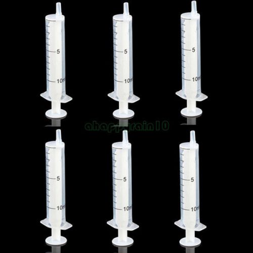 6pcs  10ml Reusable Syringe for Cartridge CISS Refill Ink Oil