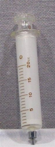 Standard interchangeable glass 20cc syringe vintage for sale