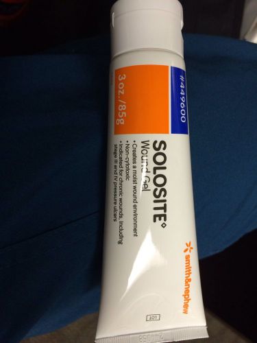 Smith &amp; nephew solosite wound gel 3 oz tube for sale