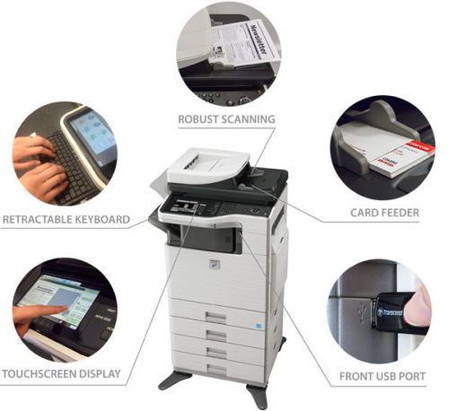 Sharp MX-C402SC Color Copier, Printer, Scanner, Fax