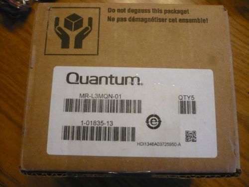 New Quantum Box of 5 MR-L3MQN-01 Data Cartridges SEALED BOX