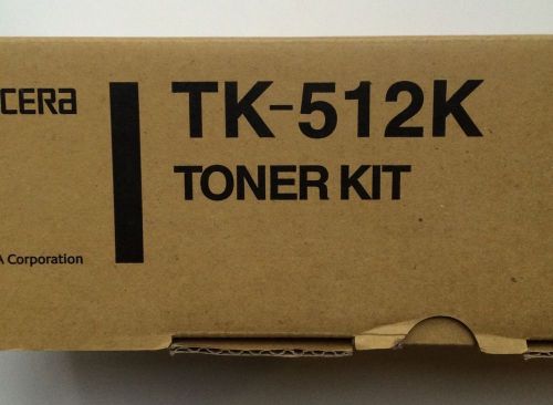 NEW In Box!!! Kyocera Mita TK-512K Black Toner Kit / Ecosys C5030 - C5020
