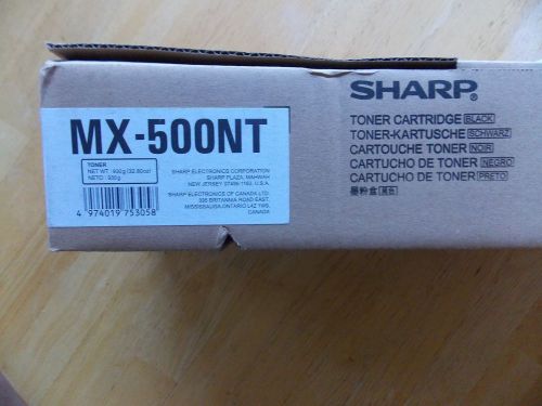 Genuine NEW Sharp MX-500NT Black Toner Cartridge Super Fast FREE Shipping !!!