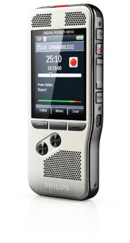 Philips DPM6000 Digital Pocket Memo Voice Recorder W/ Push Button Operation