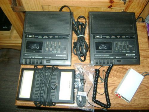 Panasonic Microcassette Transcriber set RR930 with Call-In System