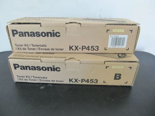 Lot of 2 Panasonic KX P453 toner Kit KX P4410 P4430 P4440 P5410