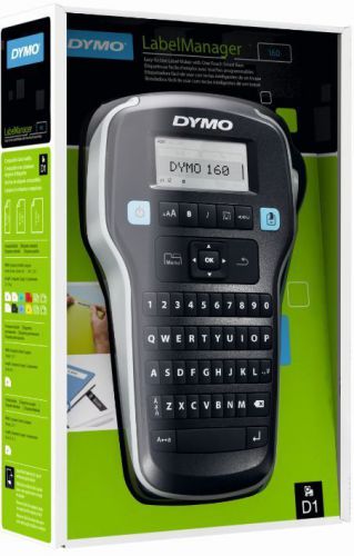 Dymo labelmanager 160 label thermal printer, one touch smart keys int&#039;l shipping for sale