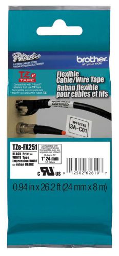 Brother tzfx251 tz-fx251 tze-fx251 p-touch flex id tape for sale